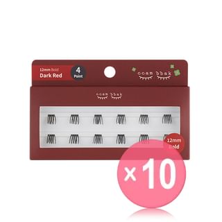 ccam bbak - Original Bold Eyelash 4 Points - 3 Types 10pcs Bundle Set 12mm x 10 pcs