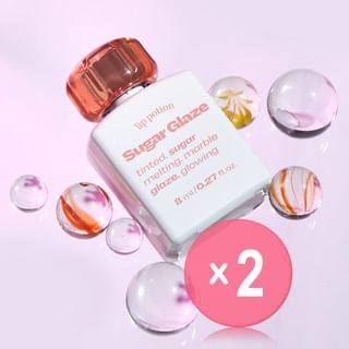alternativestereo - Lip Potion Sugar Glaze Tint - 7 Colors 2pcs Bundle Set #10 Wine Ball x 2 pcs