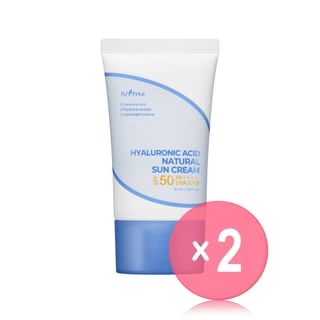 Isntree - Hyaluronic Acid Natural Sun Cream 2pcs Bundle Set 2025 Version - 50ml x 2 pcs