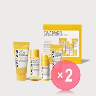 SOME BY MI - Yuja Niacin Anti Blemish Starter Kit 2pcs Bundle Set Renewed - 4 pcs x 2 pcs