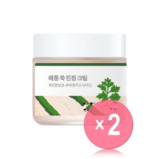 ROUND LAB - Mugwort Calming Cream 2pcs Bundle Set 80ml x 2 pcs