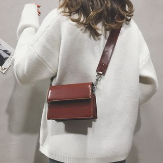 Youshine Faux Leather Flap Crossbody Bag youshine kopen in de aanbieding