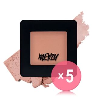 MERZY - The First Eye Shadow - 5 Colors 5pcs Bundle Set #E2 Hepburn Rose x 5 pcs