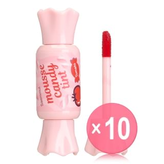 The Saem - Saemmul Mousse Candy Tint - 13 Colors 10pcs Bundle Set #11 Tomato Mousse x 10 pcs