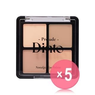 Dinto - Prelude Dinto Nostalgia Eye Palette - 4 Types 5pcs Bundle Set #72 Little Austen x 5 pcs
