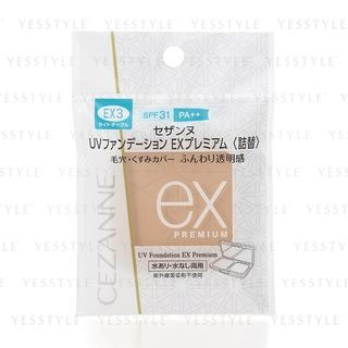 Cezanne Uv Foundation Ex Premium Refill Ex3 Ocher 10G cezanne kopen in de aanbieding
