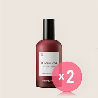 THANK YOU FARMER - Miracle Age Repair Toner 150ml 2pcs Bundle Set 150ml x 2 pcs