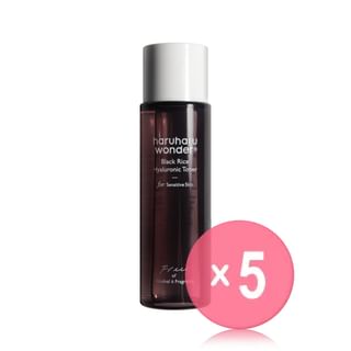 haruharu wonder - Black Rice Hyaluronic Toner Fragrance Free Mini 5pcs Bundle Set 30ml x 5 pcs