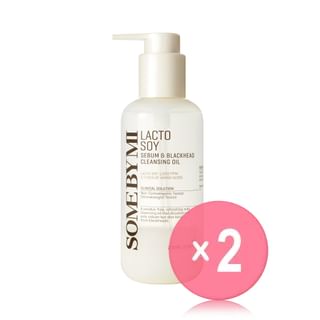 SOME BY MI - Lacto Soy Sebum & Blackhead Cleansing Oil 2pcs Bundle Set 200ml x 2 pcs