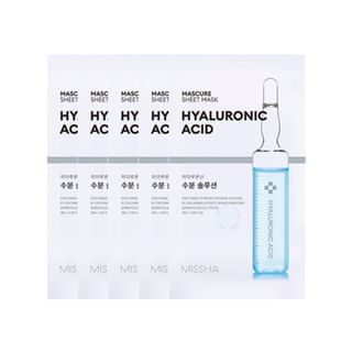 MISSHA - Mascure Sheet Mask Bundle Set - 7 Types Hyaluronic Acid