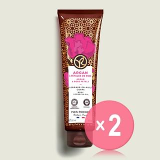 YVES ROCHER - Argan & Rose Petals Body Scrub-in-Oil 2pcs Bundle Set 150ml x 2 pcs