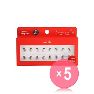 ccam bbak - Original Eyelash 3 Points - 9 Types 5pcs Bundle Set 12mm Thick x 5 pcs