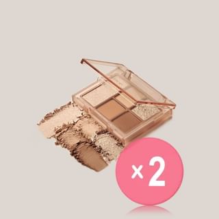 hince - All-round Eye Palette - 3 Types 2pcs Bundle Set #03 Fall In Rose x 2 pcs