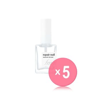 THE FACE SHOP - fmgt Repair Nail Quick Dry Top Coat 5pcs Bundle Set #03 Quick Dry Top Coat x 5 pcs
