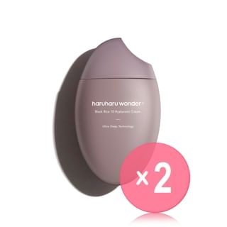 haruharu wonder - Black Rice 10 Hyaluronic Cream 2pcs Bundle Set Renewed - 50ml x 2 pcs
