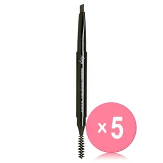 THE FACE SHOP - fmgt Designing Eyebrow - 6 Colors 5pcs Bundle Set #05 Dark Brown x 5 pcs