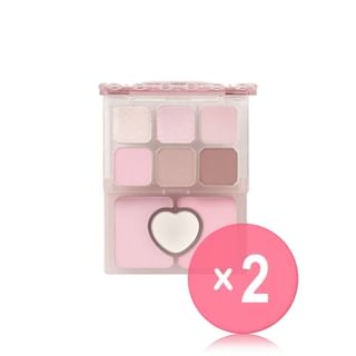 ETUDE - My Petite Palette Princess House Collection - 2 Types 2pcs Bundle Set #06 Princess Mode On x 2 pcs