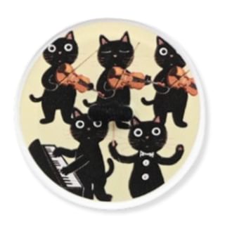 Musical Tama Series Cat Print Button Hair Tie Orchestra 1 pc