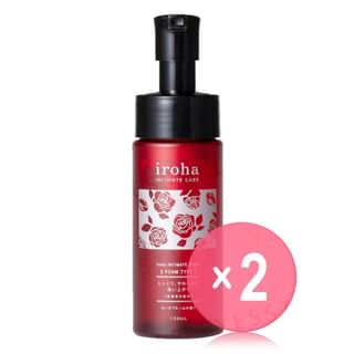 iroha INTIMATE CARE - Intimate Wash Foam Type Rose Bloom 2pcs Bundle Set 150ml x 2 pcs