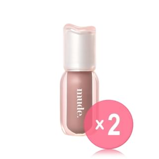 mude - Angel Hug Glaze - 10 Colors 2pcs Bundle Set #101 Warm Latte x 2 pcs