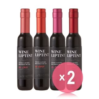LABIOTTE - Chateau Labiotte Wine Lip Tint - 4 Colors 2pcs Bundle Set #PK01 Sauvignon Pink x 2 pcs