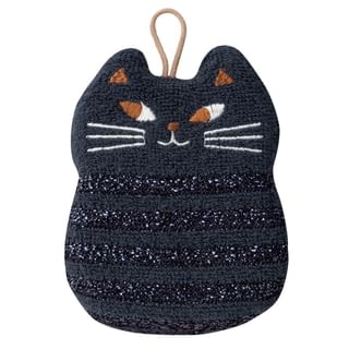 New Year Sparkle Cleaning Sponge Black Cat 1 pc