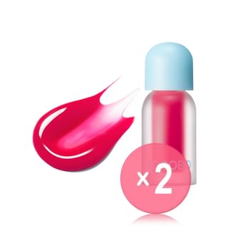 TOCOBO - Juicy Berry Plumping Lip Oil - 14 Colors 2pcs Bundle Set #12 Cherry Ade x 2 pcs