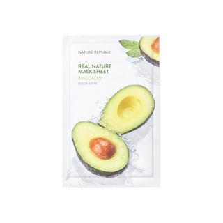 NATURE REPUBLIC - Real Nature Mask Sheet - 14 Types Avocado