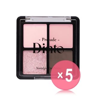 Dinto - Prelude Dinto Nostalgia Eye Palette - 4 Types 5pcs Bundle Set #73 Little Salome x 5 pcs