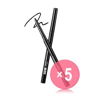 MERZY - The First Slim Gel Eyeliner - 7 Colors 5pcs Bundle Set #GS1 Black Onyx x 5 pcs