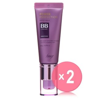 THE FACE SHOP - fmgt Power Perfection BB Cream SPF37 PA++ 20g 2pcs Bundle Set #V201 Apricot Beige x 2 pcs