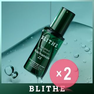 BLITHE - Targeted Pore Serum Niacinamide 22 2pcs Bundle Set 30ml x 2 pcs