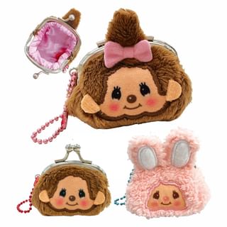 Monchhichi Plush Gamaguch Coin Purse