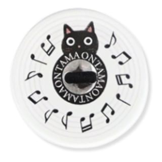 Musical Tama Series Cat Print Button Hair Tie CD Disc 1 pc