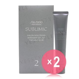 Shiseido Professional - Sublimic Salon Solutions Intensive Gel BL Thinning Hair 2pcs Bundle Set 40g x 6 x 2 pcs