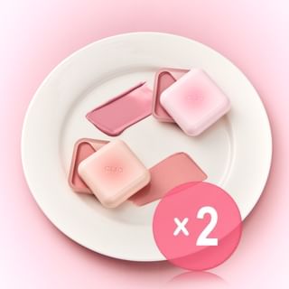 CLIO - Essential Lipcheek Tap Sugar Afternoon Collection - 2 Colors 2pcs Bundle Set #10 Choco Pong Berry x 2 pcs