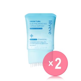 lilyeve - Grow Turn Blue Hyaluronic Capsule Ampoule 2pcs Bundle Set 100ml x 2 pcs