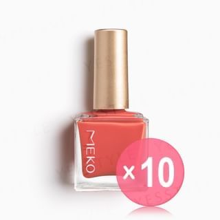 MEKO - Fingertip Play Light Nail Polish 30 Light Orange 10pcs Bundle Set 10ml x 10 pcs