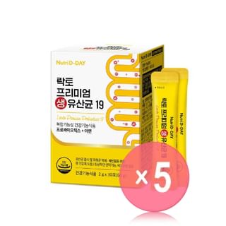 Lacto Premium Probiotics 19 5pcs Bundle Set 2g x 30 sticks x 5 pcs