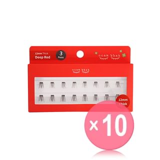 ccam bbak - Original Eyelash 3 Points - 9 Types 10pcs Bundle Set 12mm Thick x 10 pcs