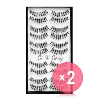 Gi & Gary - Professional Eyelashes Wild Rose K03 2pcs Bundle Set 10 pairs x 2 pcs