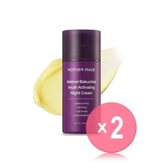 MOTHER MADE - Retinal+Bakuchiol Youth Activating Night Cream 2pcs Bundle Set 30ml x 2 pcs