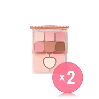 ETUDE - My Petite Palette Princess House Collection - 2 Types 2pcs Bundle Set #07 Hello Princess x 2 pcs