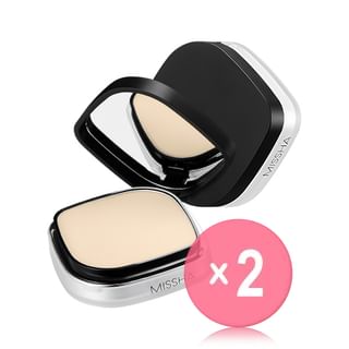 MISSHA - Signature Dramatic Two Way Pact - 2 Colors 2pcs Bundle Set Vanilla x 2 pcs