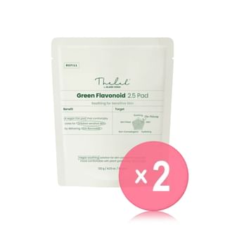 THE LAB by BLANC DOUX - Green Flavonoid 2.5 Pad Refill Only 2pcs Bundle Set 90 pads x 2 pcs