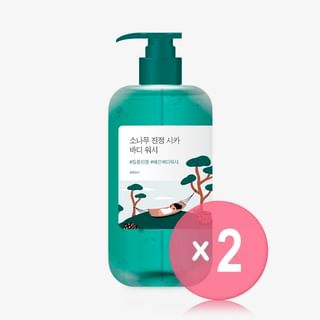 ROUND LAB - Pine Calming Cica Body Wash 2pcs Bundle Set 400ml x 2 pcs