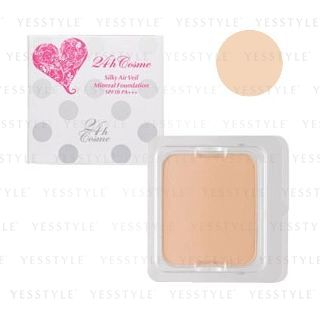 24H Cosme Silky Air Veil Mineral Foundation Spf 30 Pa 00 Pale Ocher Refill 11G 24h cosme kopen in de aanbieding 24H Cosme Silky Air Veil Mineral Foundation Spf 30 Pa 00 Pale Ocher Refill 11G 24h cosme kopen in de aanbieding