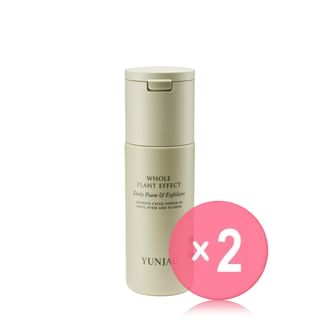 YUNJAC - Whole Plant Effect Daily Foam & Exfoliant Bottle 2pcs Bundle Set 80g x 2 pcs