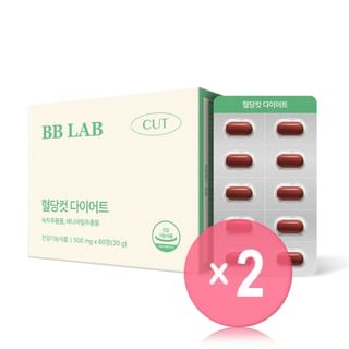 BB LAB Blood Sugar Cut Diet 2pcs Bundle Set 500mg x 60 capsules x 2 pcs