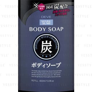 Cosme Station Kumano Deve Natural Sumi Body Soap Refill 400Ml135Oz cosme station kopen in de aanbieding